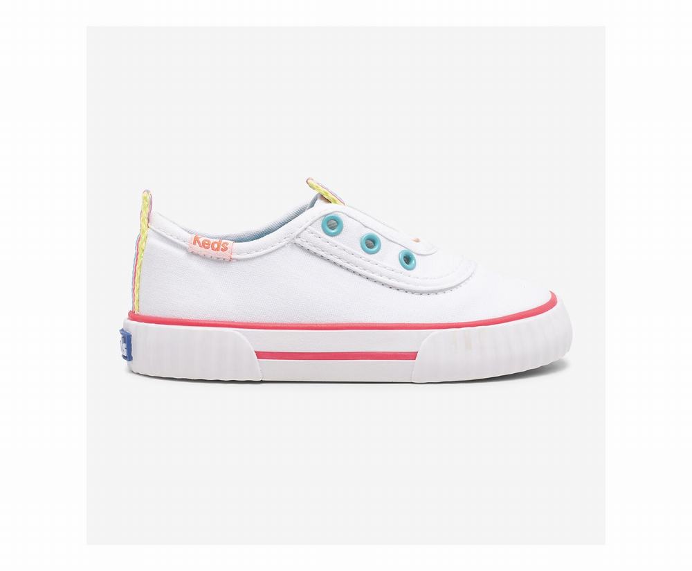 Girl Keds Washable Topkick Slip Ons White 7609435LS - South Africa